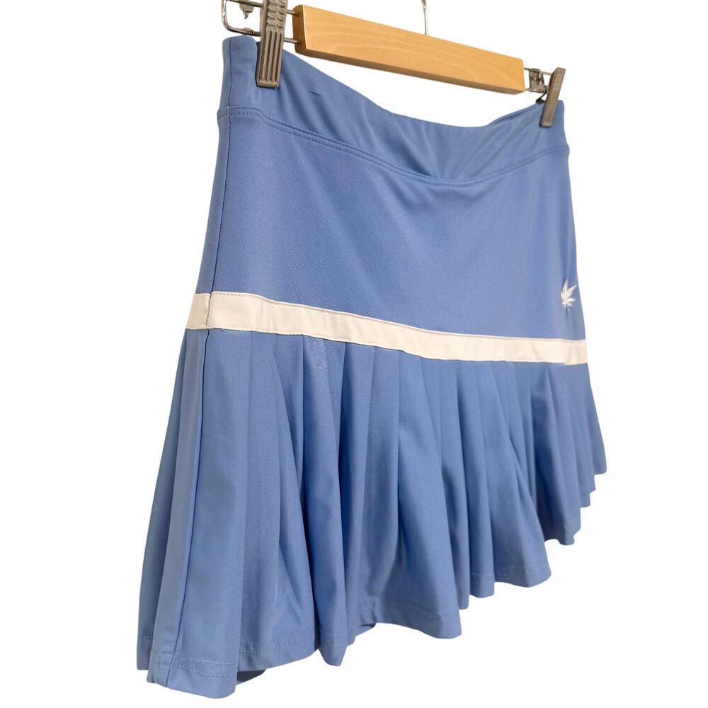 Boast Pleated Tennis Skort Sz. S Blue White Y2K Golf Skirt Preppy Coquette Twee - Picture 3 of 10